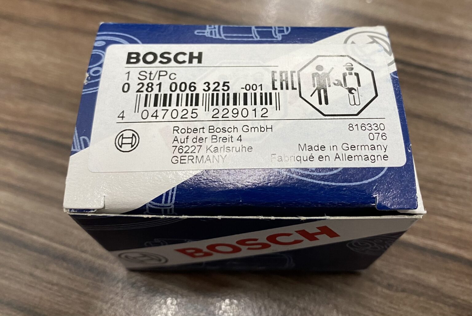 Genuine Bosch 0281006325 FUEL PUMP PRESSURE SENSOR - Ritchmen (S) Pte Ltd