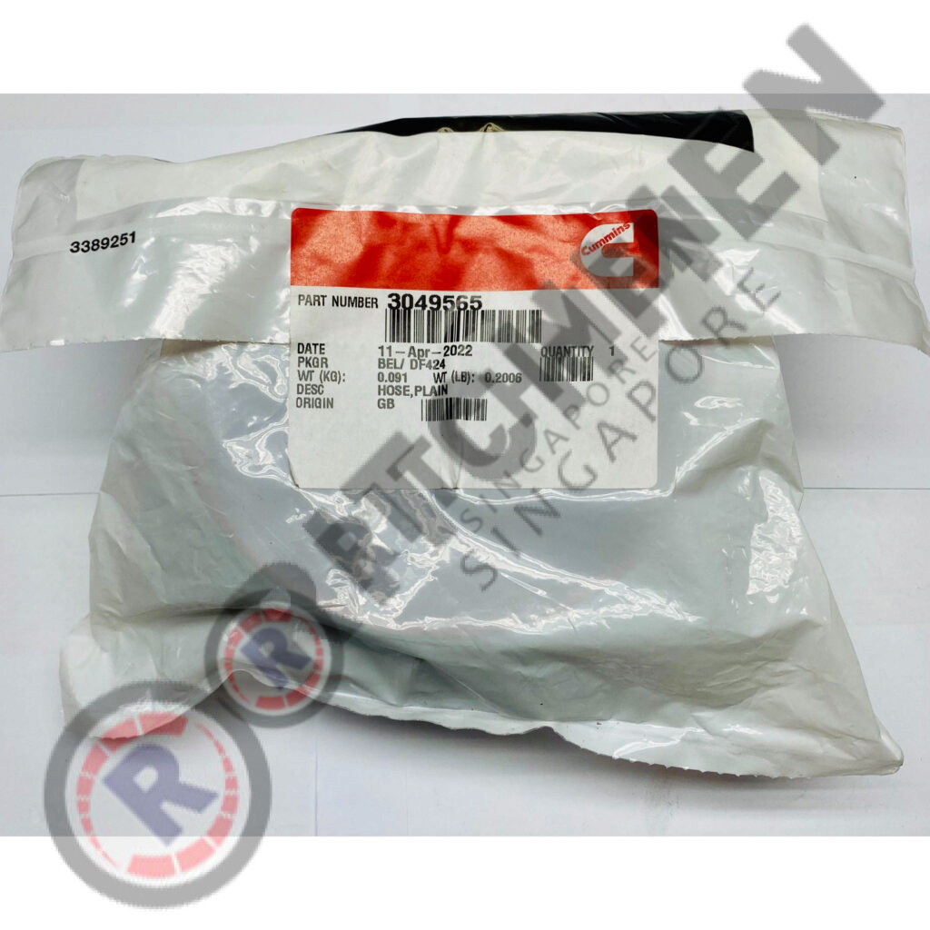 Genuine Cummins 3049565 HOSE, PLAIN - Ritchmen (S) Pte Ltd