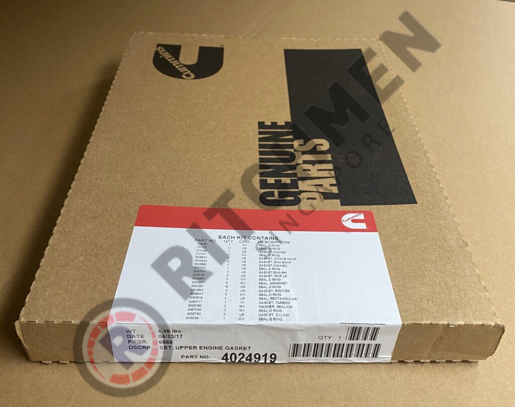 Genuine Cummins 4024919 SET, UPPER ENGINE GASKET - Ritchmen (S) Pte Ltd